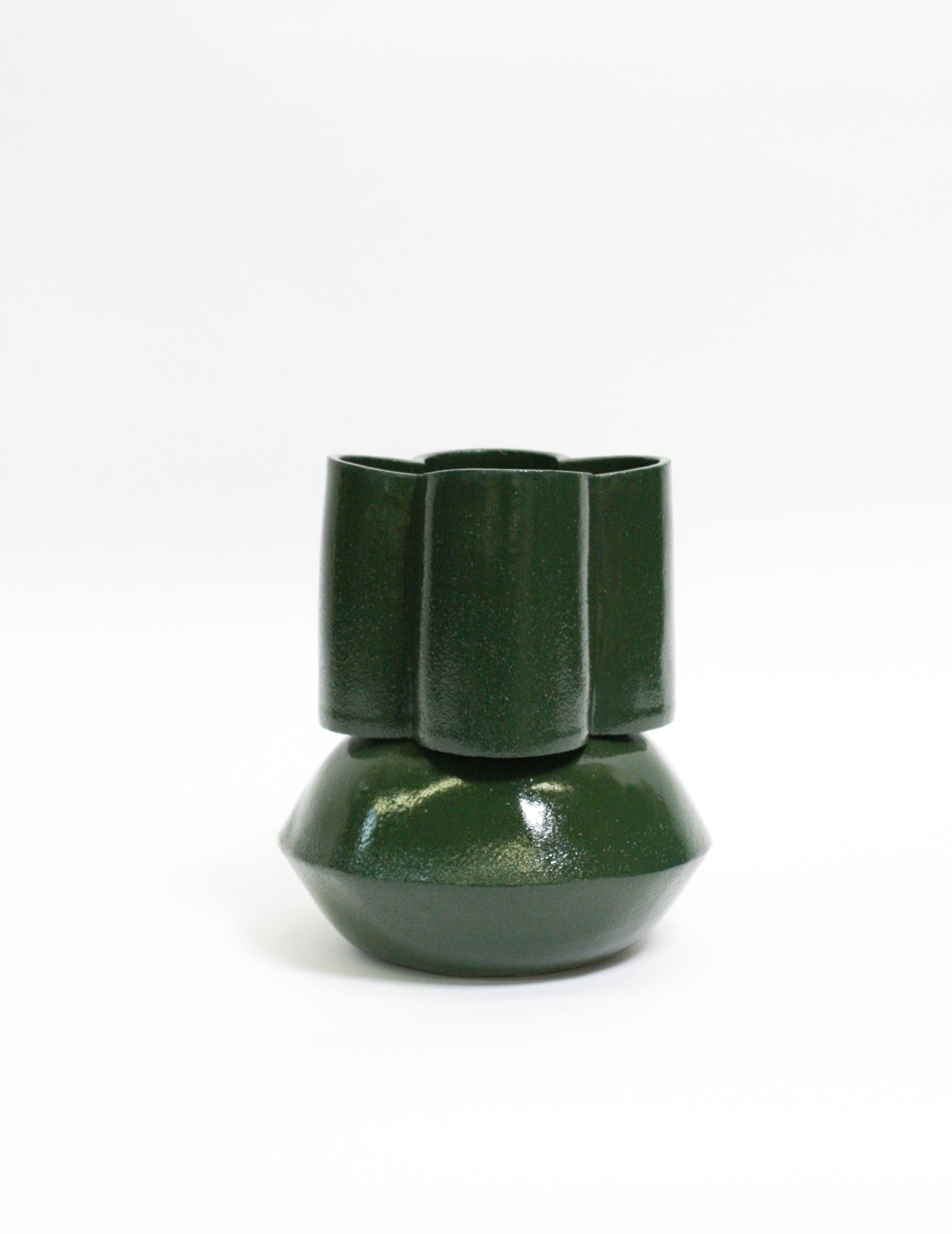 Oval Scallop Vase